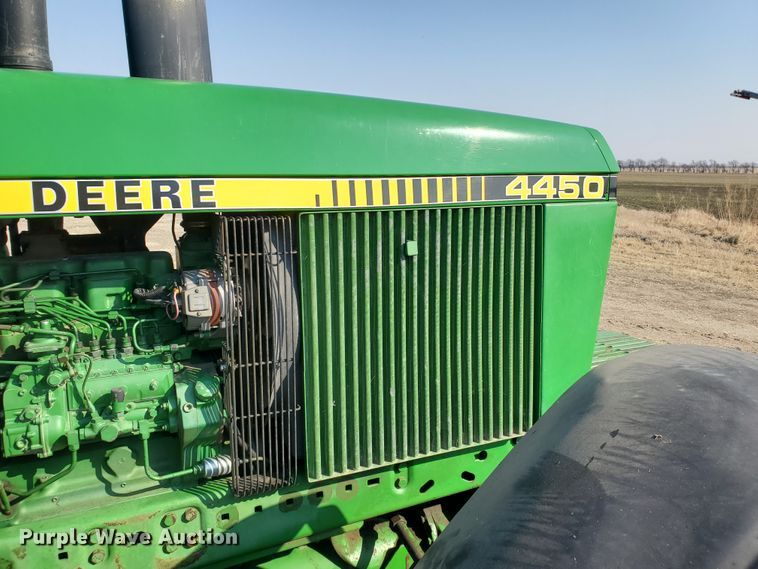 image for item IW9996 1988 John Deere 4450  MFWD tractor