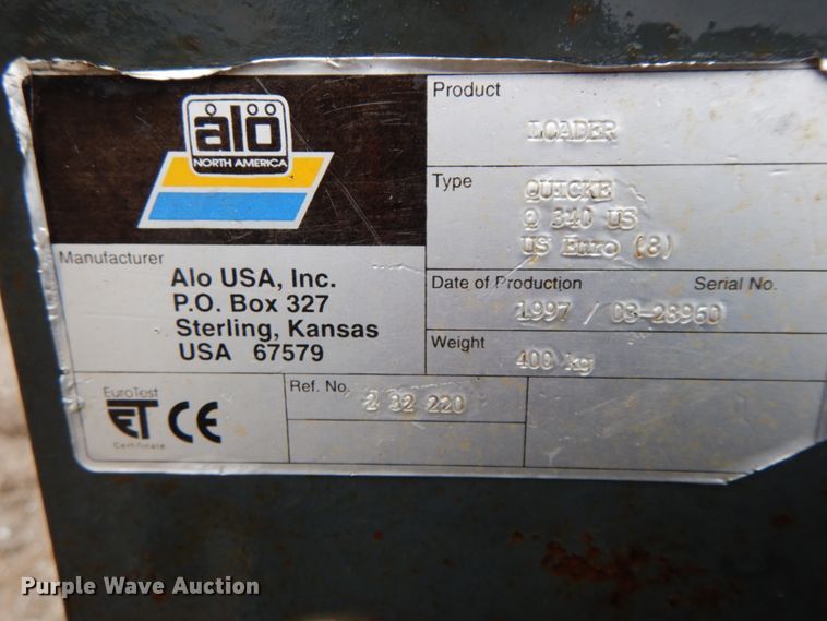 image for item IX9415 ALO Quicke340  loader