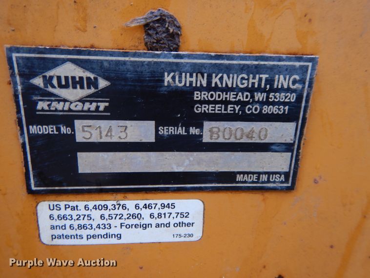 image for item IX9417 Kuhn Knight 5143  feed mixer