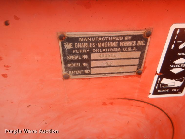 image for item HG9588 Ditch Witch R40  trencher