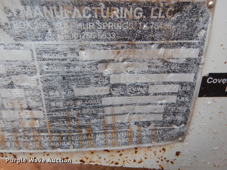 image for item HG9596 2015 PCI Manufacturing 130BBL vacuum trailer