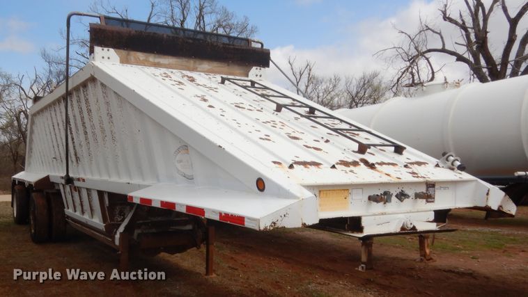 image for item HG9598 2008 Construction Trailer Specialists BD1-40 bottom dump trailer