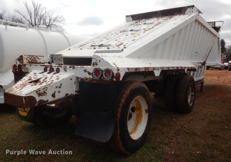 image for item HG9598 2008 Construction Trailer Specialists BD1-40 bottom dump trailer