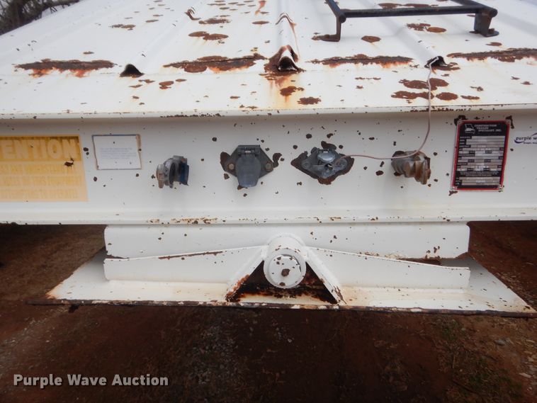 image for item HG9598 2008 Construction Trailer Specialists BD1-40 bottom dump trailer