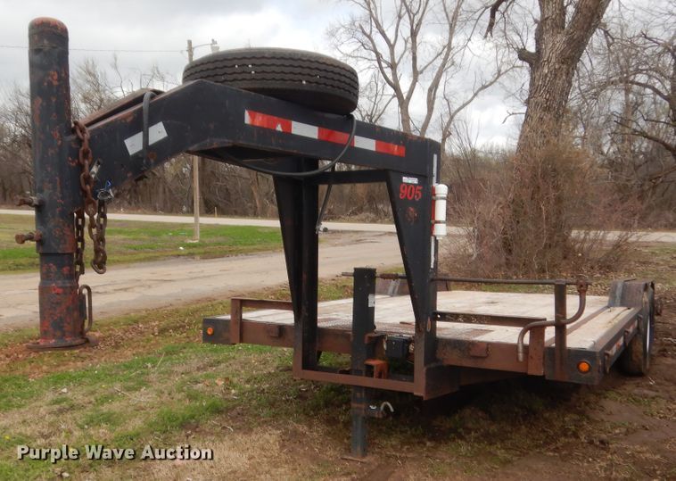 image for item HG9601 Shop built equipment trailer