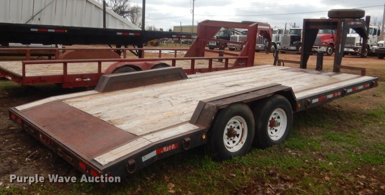 image for item HG9601 Shop built equipment trailer