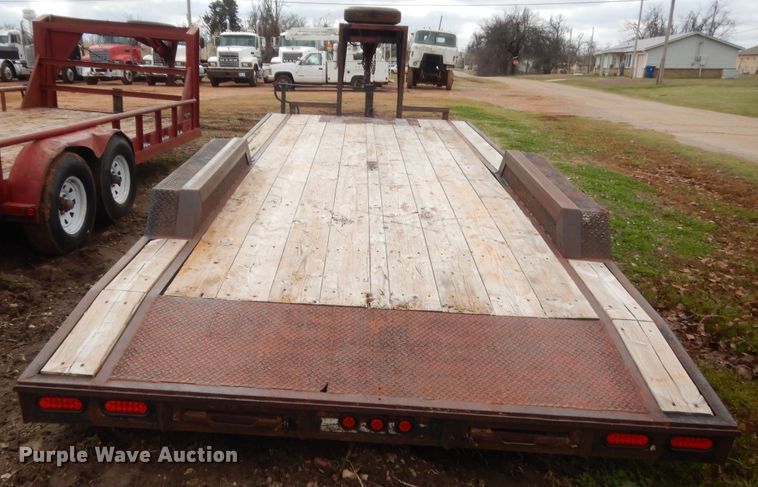 image for item HG9601 Shop built equipment trailer