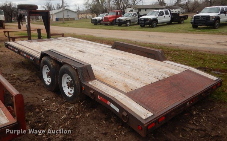 image for item HG9601 Shop built equipment trailer