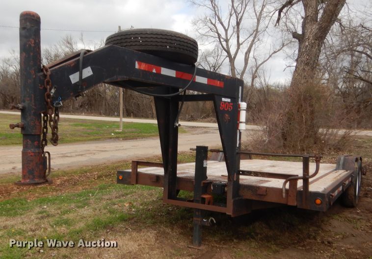 image for item HG9601 Shop built equipment trailer