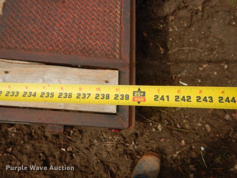 image for item HG9601 Shop built equipment trailer