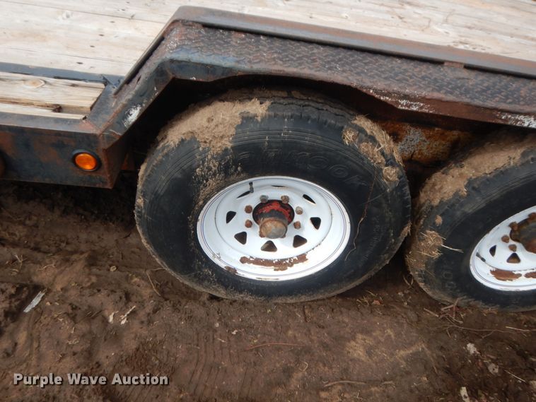 image for item HG9601 Shop built equipment trailer