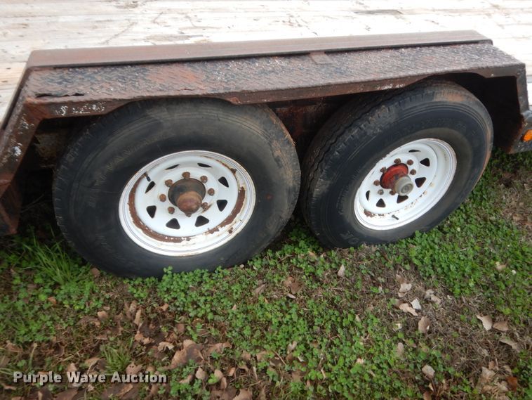 image for item HG9601 Shop built equipment trailer