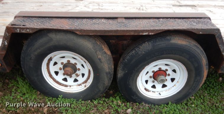 image for item HG9601 Shop built equipment trailer