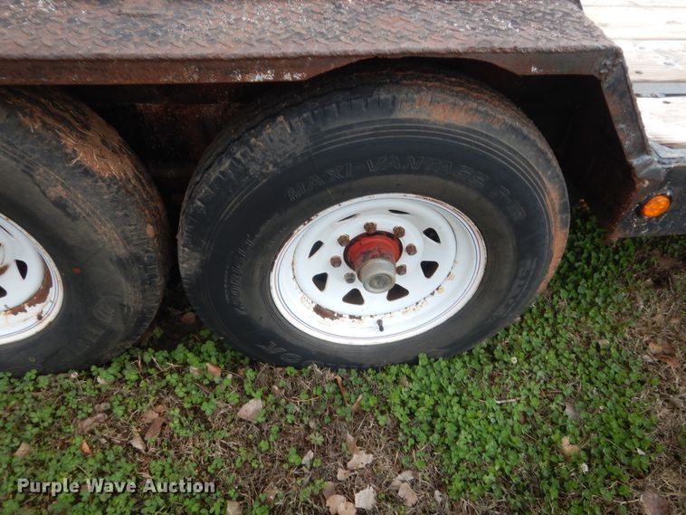 image for item HG9601 Shop built equipment trailer