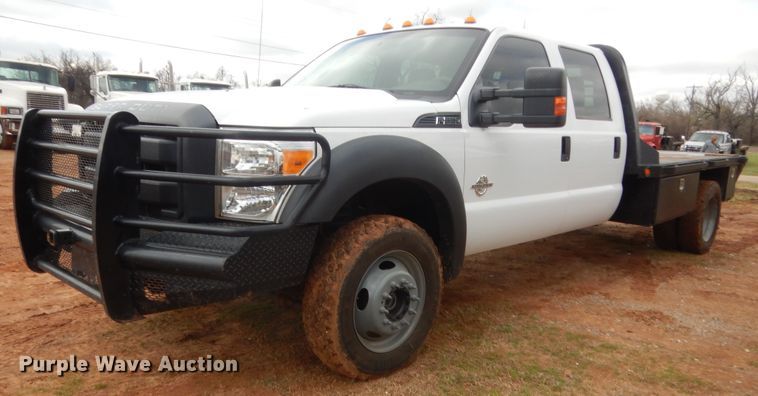 image for item HG9602 2012 Ford F550  Crew Cab flatbed truck