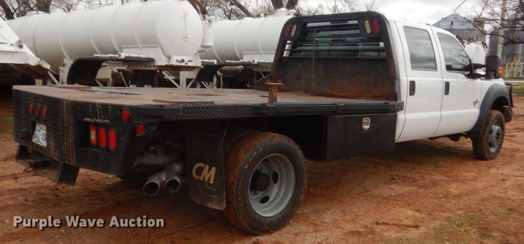 image for item HG9602 2012 Ford F550  Crew Cab flatbed truck