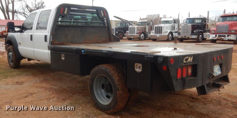 image for item HG9602 2012 Ford F550  Crew Cab flatbed truck