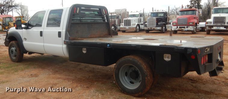 image for item HG9602 2012 Ford F550  Crew Cab flatbed truck