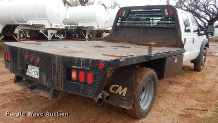 image for item HG9602 2012 Ford F550  Crew Cab flatbed truck