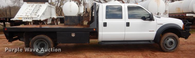 image for item HG9603 2006 Ford F550  Crew Cab flatbed truck