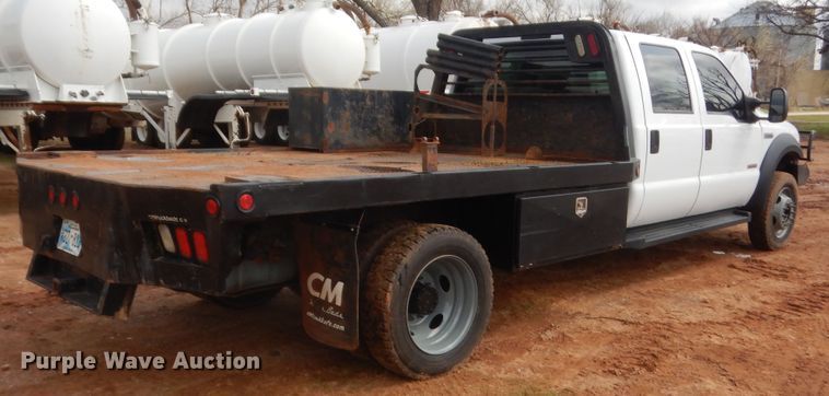 image for item HG9603 2006 Ford F550  Crew Cab flatbed truck