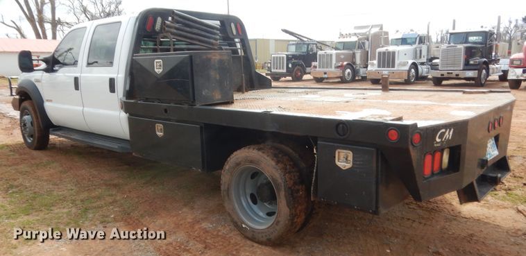image for item HG9603 2006 Ford F550  Crew Cab flatbed truck
