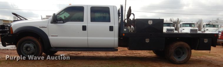 image for item HG9603 2006 Ford F550  Crew Cab flatbed truck