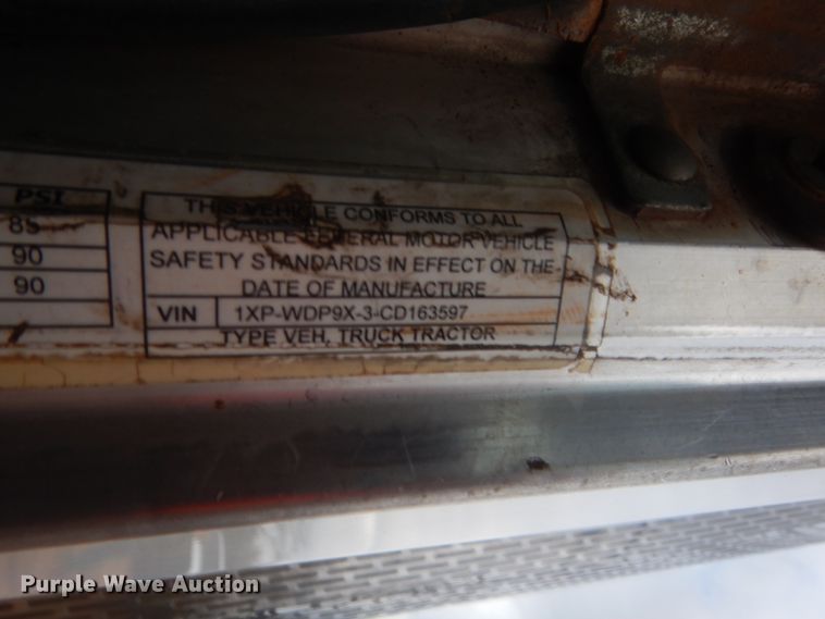 image for item HG9614 2012 Peterbilt 388  semi truck