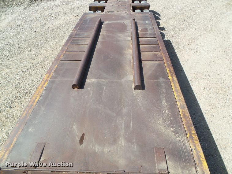 image for item DI5551 1981 Trail Eze drop deck equipment trailer