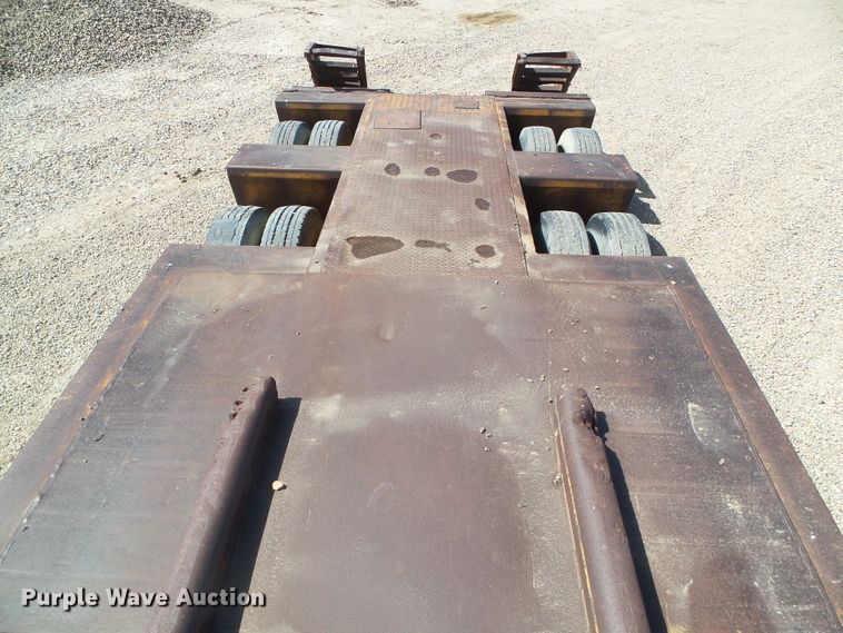 image for item DI5551 1981 Trail Eze drop deck equipment trailer