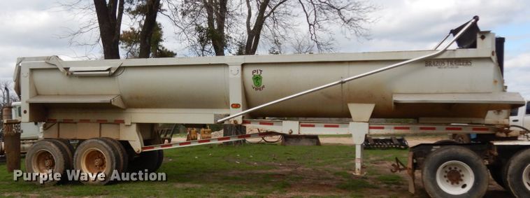 image for item DJ0529 2017 Brazos DP  end dump trailer