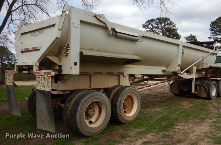 image for item DJ0529 2017 Brazos DP  end dump trailer