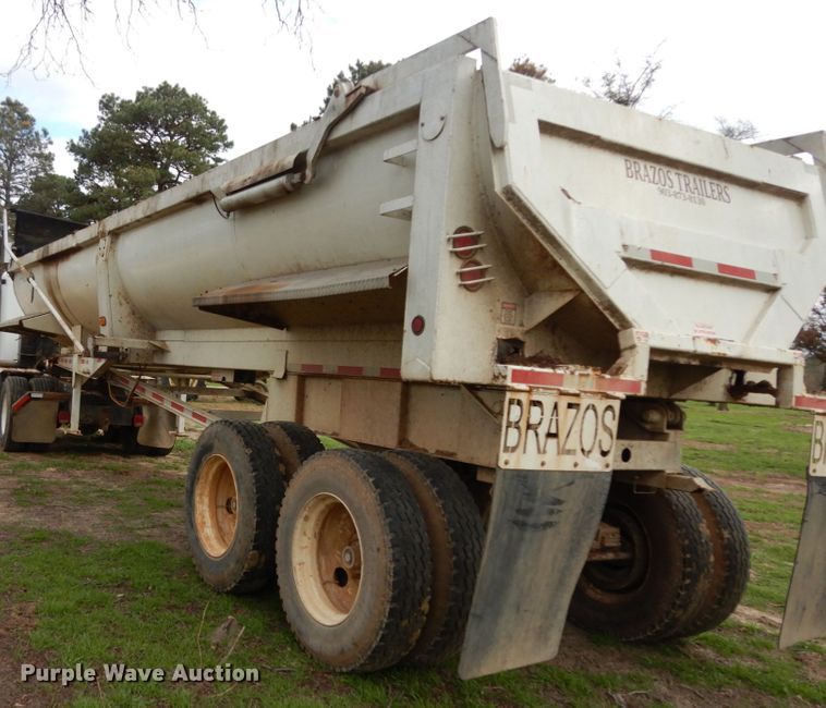 image for item DJ0529 2017 Brazos DP  end dump trailer