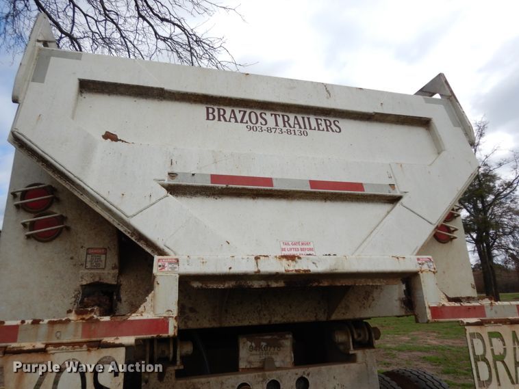 image for item DJ0529 2017 Brazos DP  end dump trailer