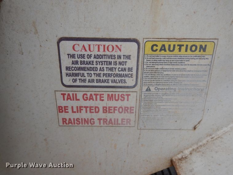 image for item DJ0529 2017 Brazos DP  end dump trailer