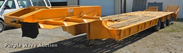 image for item DJ8365 1965 Hobbs 1230FLSS equipment trailer