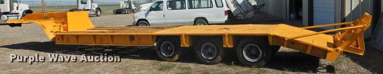 image for item DJ8365 1965 Hobbs 1230FLSS equipment trailer