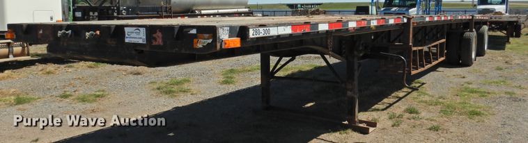 image for item DJ8414 2005 Transcraft TL-2000HW2  flatbed trailer