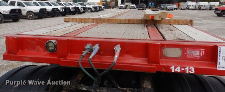 image for item DK5595 1981 Fruehauf PB-F2-41  flatbed trailer