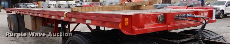 image for item DK5595 1981 Fruehauf PB-F2-41  flatbed trailer