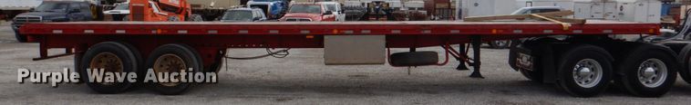 image for item DK5595 1981 Fruehauf PB-F2-41  flatbed trailer