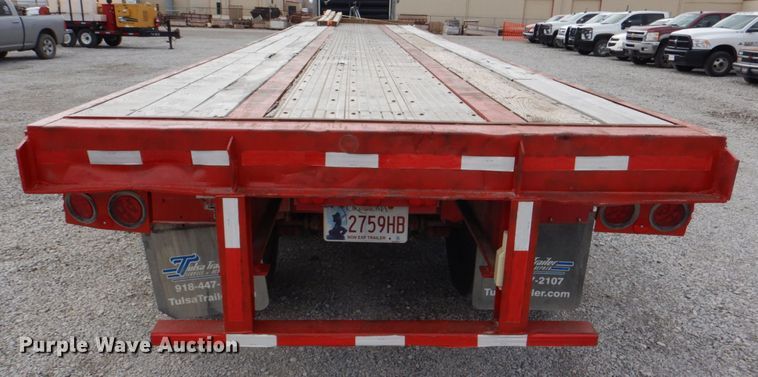 image for item DK5595 1981 Fruehauf PB-F2-41  flatbed trailer
