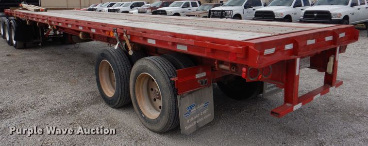 image for item DK5595 1981 Fruehauf PB-F2-41  flatbed trailer