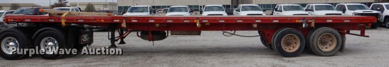 image for item DK5595 1981 Fruehauf PB-F2-41  flatbed trailer