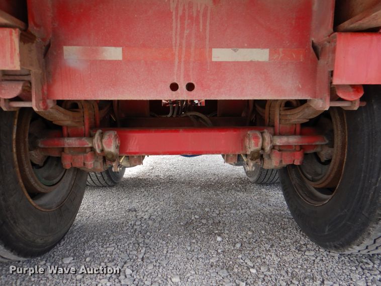 image for item DK5595 1981 Fruehauf PB-F2-41  flatbed trailer