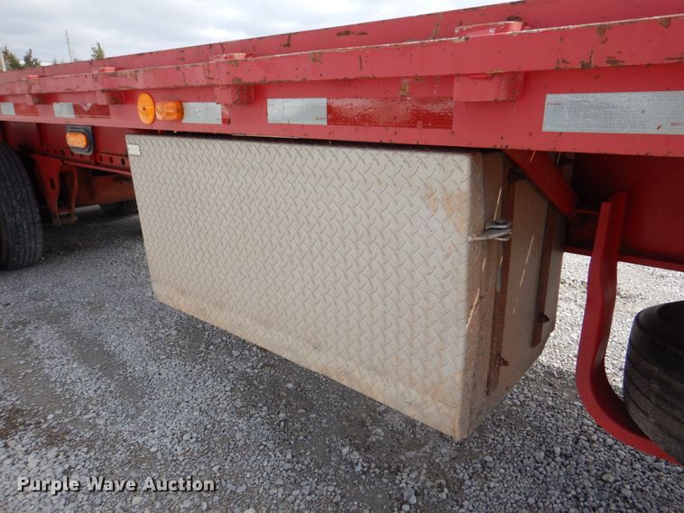 image for item DK5595 1981 Fruehauf PB-F2-41  flatbed trailer