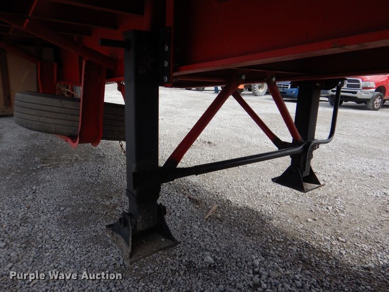 image for item DK5595 1981 Fruehauf PB-F2-41  flatbed trailer