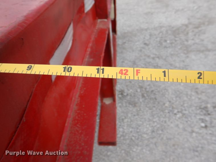 image for item DK5595 1981 Fruehauf PB-F2-41  flatbed trailer