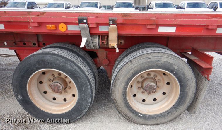 image for item DK5595 1981 Fruehauf PB-F2-41  flatbed trailer