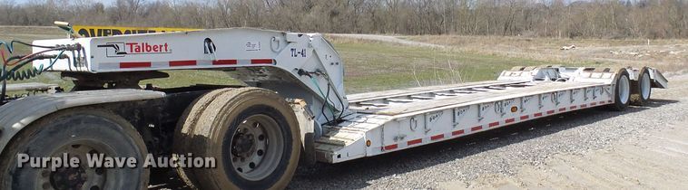 image for item DL0928 2000 Talbert TDW35SAHRG1T1 lowboy equipment trailer